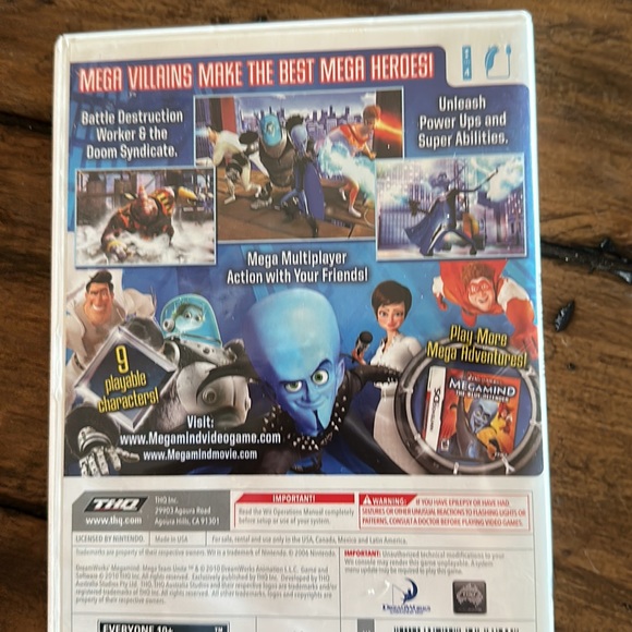 Lot of 3 Nintendo Wii Games - Tennis, Nerf and Megamind - Picture 13 of 13